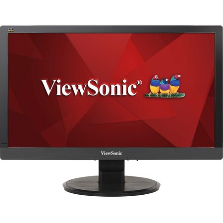 Viewsonic LED Monitor, Full HD, 18.6"W x 8.3"D x 13.7"H, Black VEWVA2055SA